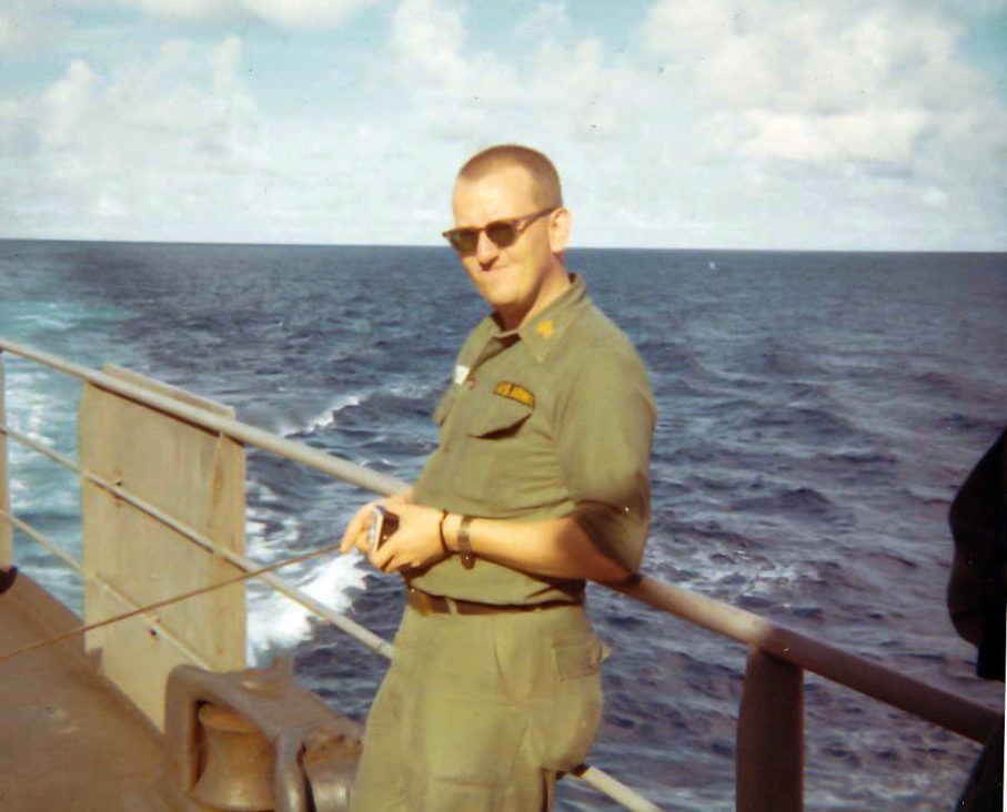 2LT Eckhert en route to Vietnam - Jun 1966