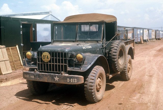 Long Binh - 3-4 ton truck - Aug 1966 - photo by LT Jerry Parker