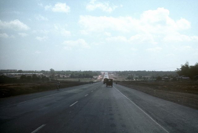 Long Binh to Saigon highway - Long Binh in distance (640x432)