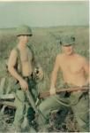 Pfc Murphy B Winn and Pfc Harry GamonAB