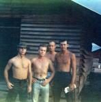 Tay Ninh 67 PFC Murphy B. Winn and PFC Don Smith, PFC Chuck Snellenberger, back unknown